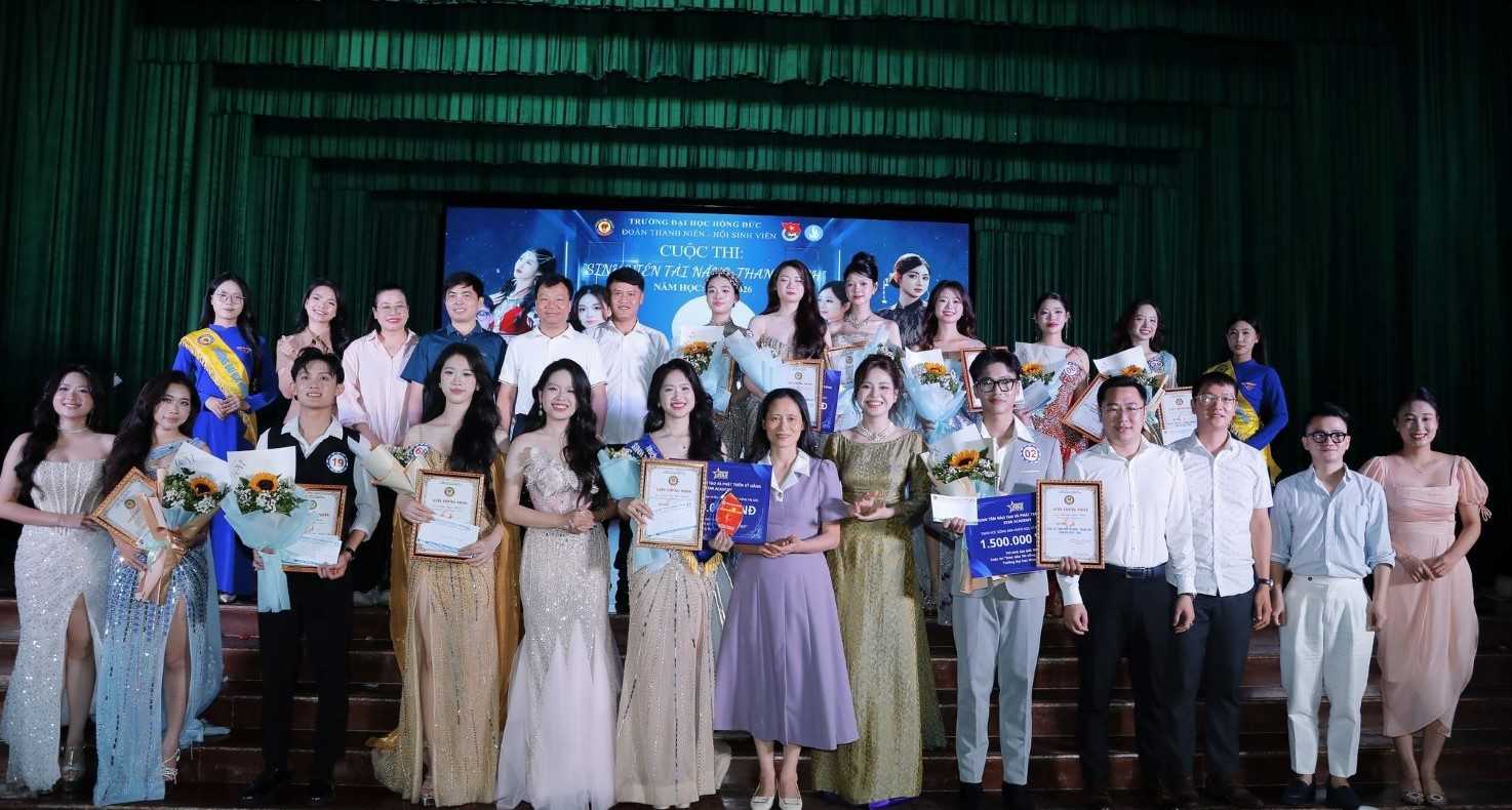 Sinh viên HDU toả sáng tại Chung kết cuộc thi “Sinh viên Tài năng Thanh lịch” năm học 2025 – 2026  - Dấu ấn rực rỡ của tuổi trẻ Trường Đại học Hồng Đức